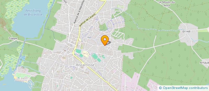 localisation de l'entreprise MADAME CLARISSE DUSSOUL  BISCARROSSE