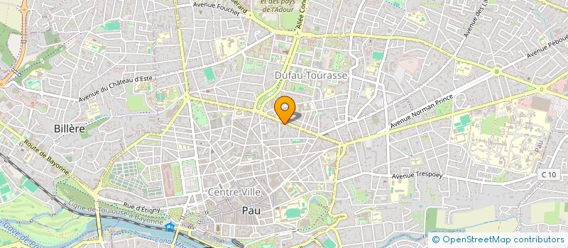 localisation de l'entreprise MADAME CLARISSE EL'ASSAD à PAU