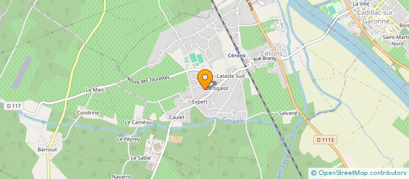 localisation de l'entreprise MADAME CLARISSE FAUQUE  GUILLOS