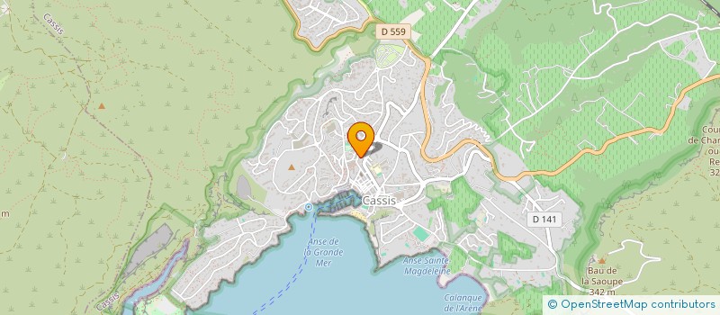localisation de l'entreprise MADAME CLARISSE FIGUEIREDO DE MATOS GOMES à CASSIS