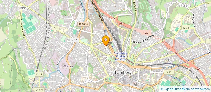 localisation de l'entreprise MADAME CLARISSE FOURNIER à CHAMBERY