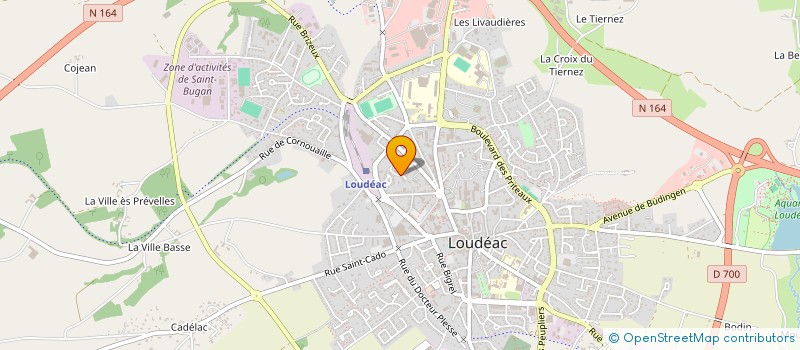 localisation de l'entreprise MADAME CLARISSE FRAUD à LOUDEAC