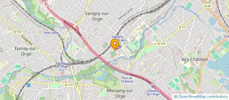 localisation de l'entreprise MADAME CLARISSE GABIAM à SAVIGNY-SUR-ORGE