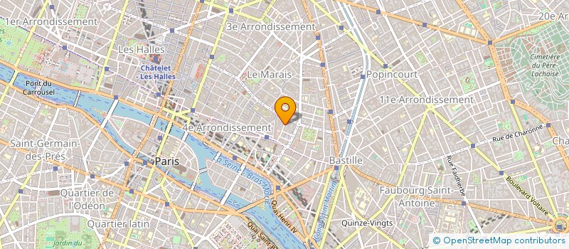 localisation de l'entreprise MADAME CLARISSE GARNIER  PARIS