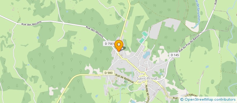 localisation de l'entreprise MADAME CLARISSE GARRELOU  SAINT-PRIVAT