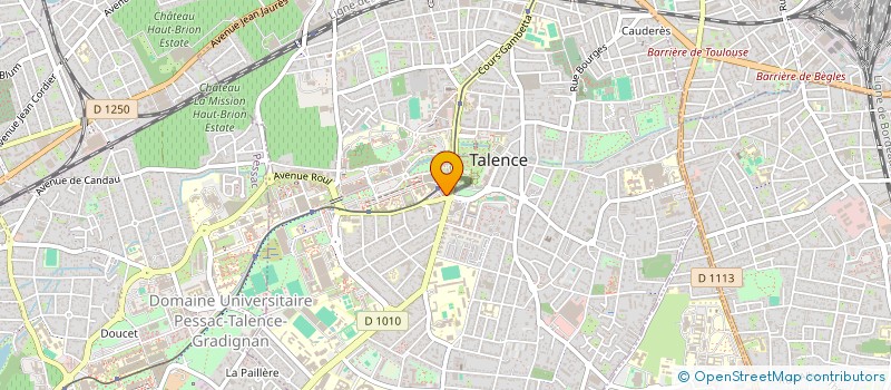 localisation de l'entreprise MADAME CLARISSE GATARD  TALENCE