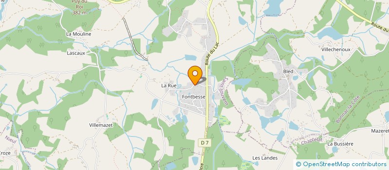 localisation de l'entreprise MADAME CLARISSE GAUTHIER  SAINT-JOUVENT