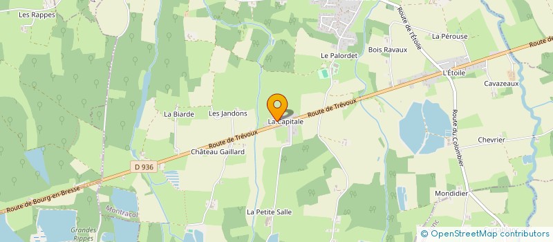 localisation de l'entreprise MADAME CLARISSE GERMINAGNI  MONTRACOL