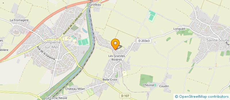 localisation de l'entreprise MADAME CLARISSE GONCALVES  SAINTE-SOULLE