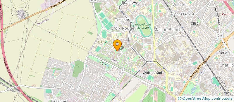 localisation de l'entreprise MADAME CLARISSE GOPINA  REIMS