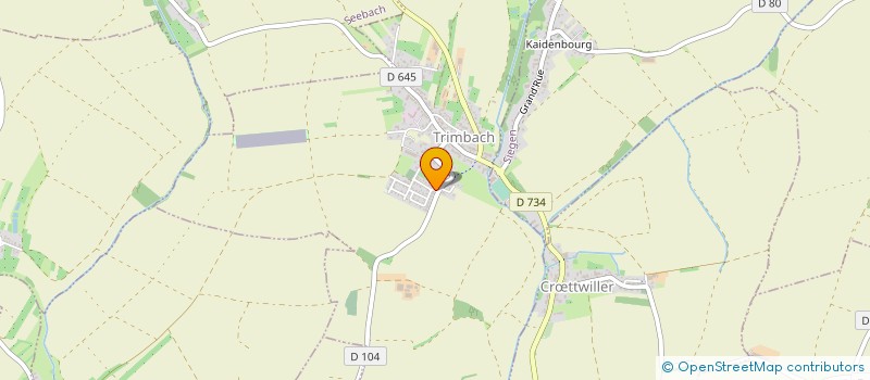 localisation de l'entreprise MADAME CLARISSE GRANDADAM  TRIMBACH