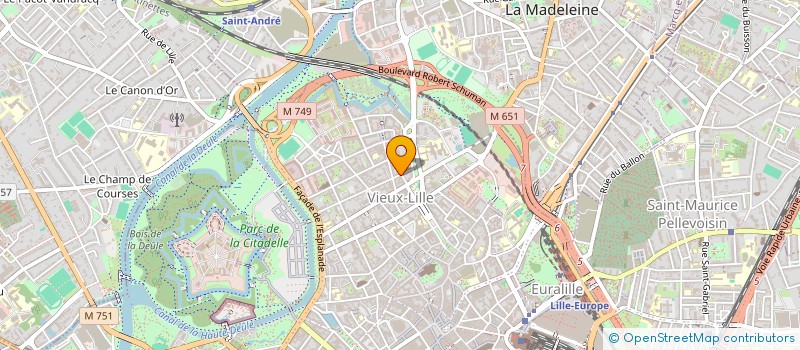 localisation de l'entreprise MADAME CLARISSE GRAVER à LILLE