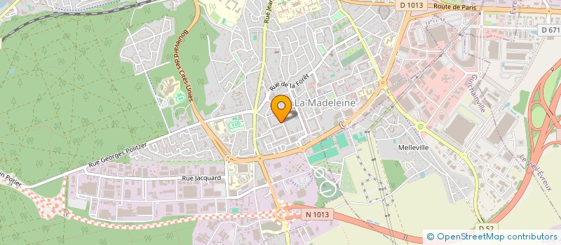 localisation de l'entreprise MADAME CLARISSE GRECH à EVREUX