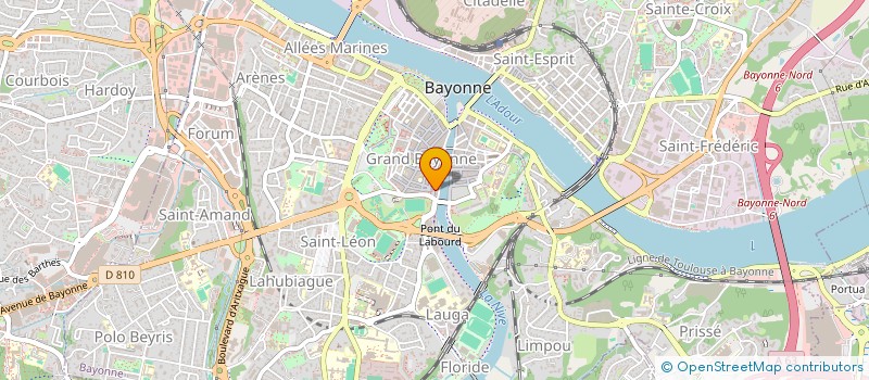 localisation de l'entreprise MADAME CLARISSE GUELTON à BAYONNE