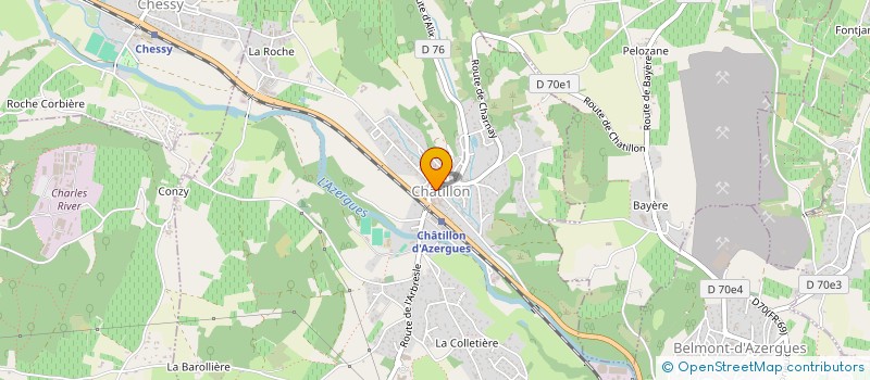 localisation de l'entreprise MADAME CLARISSE GUERIN à CHATILLON