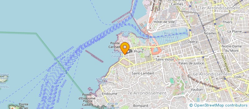 localisation de l'entreprise MADAME CLARISSE HEBRARD à MARSEILLE