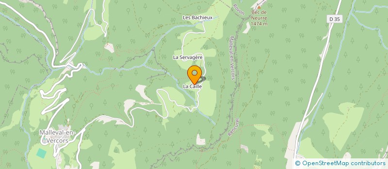 localisation de l'entreprise MADAME CLARISSE HERPIN  MALLEVAL-EN-VERCORS