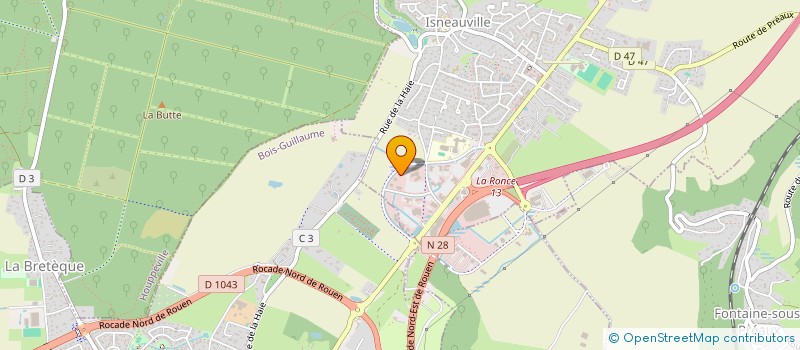 localisation de l'entreprise MADAME CLARISSE HOUSSET  ISNEAUVILLE