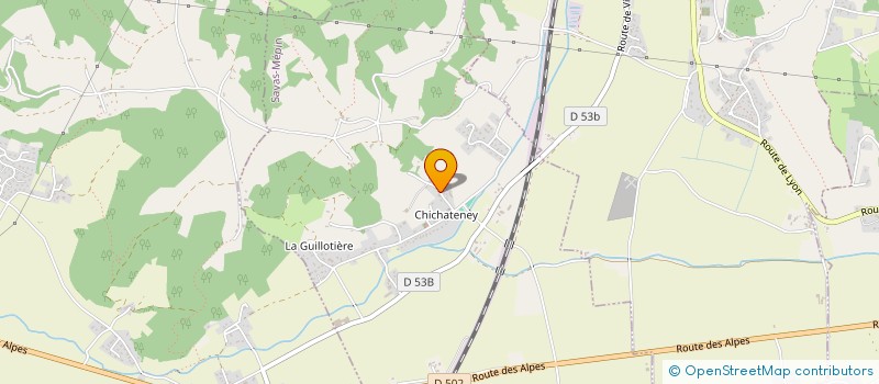 localisation de l'entreprise MADAME CLARISSE HUCHARD  SAVAS-MEPIN