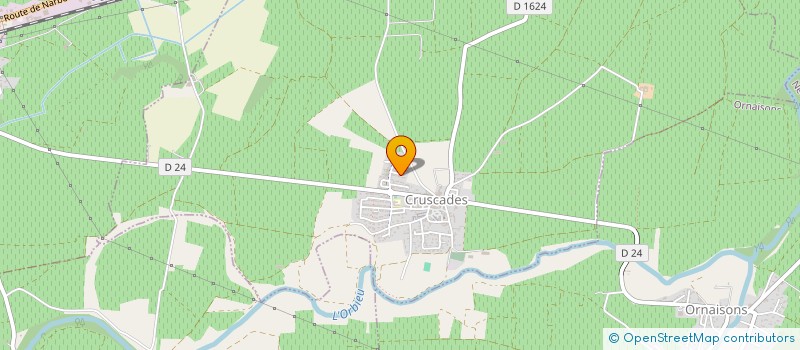 localisation de l'entreprise MADAME CLARISSE HURION  CRUSCADES