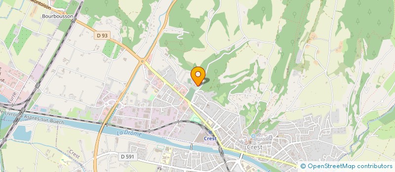 localisation de l'entreprise MADAME CLARISSE IMBAULT  CREST