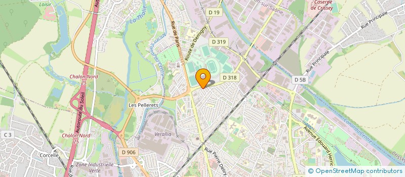 localisation de l'entreprise MADAME CLARISSE JUILLIART  CHALON SUR SAONE