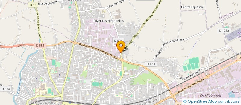 localisation de l'entreprise MADAME CLARISSE KECHICHIAN  MOURS-SAINT-EUSEBE