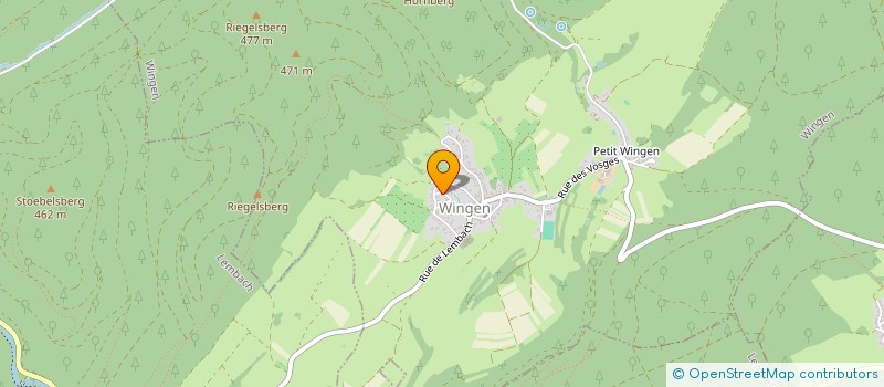 localisation de l'entreprise MADAME CLARISSE KEIM  WINGEN