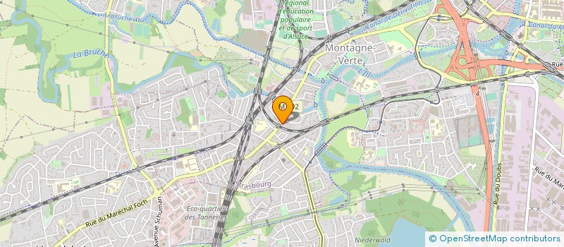 localisation de l'entreprise MADAME CLARISSE KHELLAF  STRASBOURG