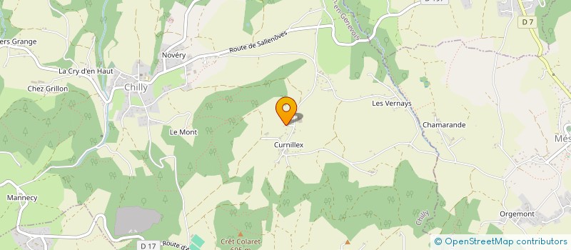 localisation de l'entreprise MADAME CLARISSE KIEFFER  CHILLY