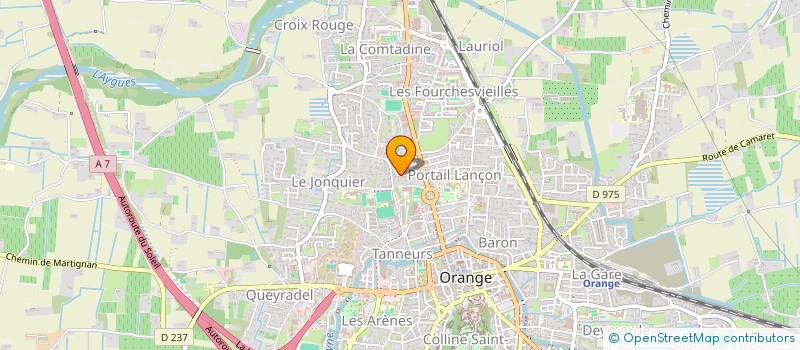 localisation de l'entreprise MADAME CLARISSE LAPORTE à ORANGE