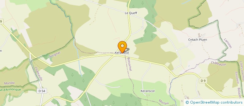 localisation de l'entreprise MADAME CLARISSE LE LOUARGANT  BOTSORHEL