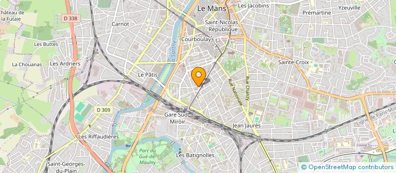 localisation de l'entreprise MADAME CLARISSE LEBLOND à LE MANS