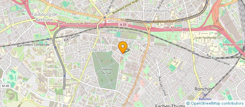 localisation de l'entreprise MADAME CLARISSE LECLERC à LILLE