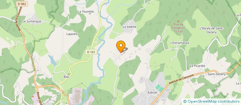 localisation de l'entreprise MADAME CLARISSE LECOURT  USSEL