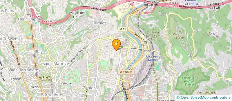 localisation de l'entreprise MADAME CLARISSE LELONG à NICE