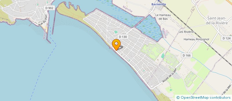 localisation de l'entreprise MADAME CLARISSE LENGRONNE  BARNEVILLE-CARTERET