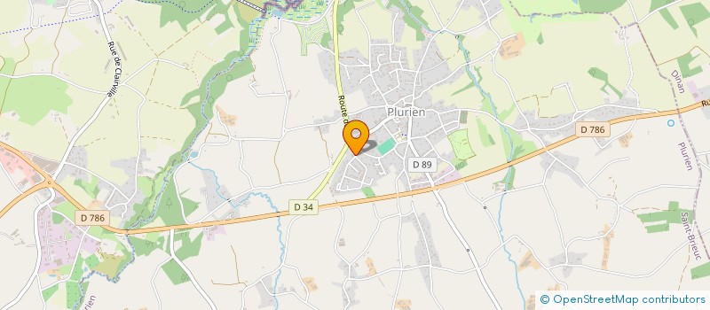 localisation de l'entreprise MADAME CLARISSE LESAGE  PLURIEN