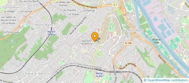 localisation de l'entreprise MADAME CLARISSE LETELLIER  MARLY-LE-ROI