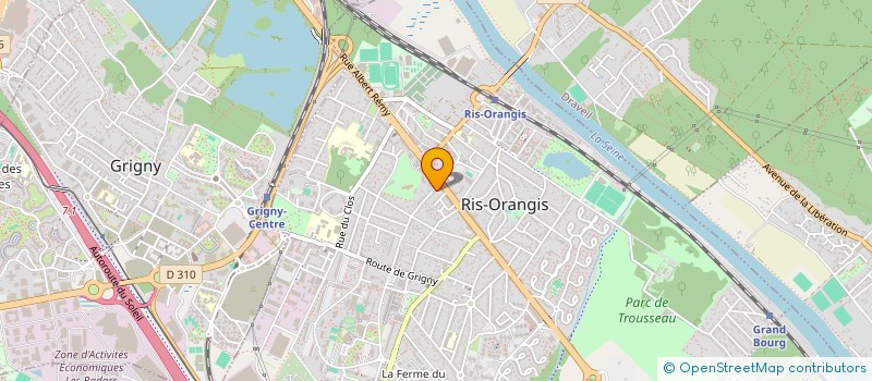 localisation de l'entreprise MADAME CLARISSE LILIANE GUEDEM NGUELA à RIS-ORANGIS