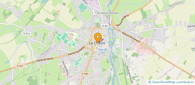 localisation de l'entreprise MADAME CLARISSE LONGEAUD à LA CHATRE