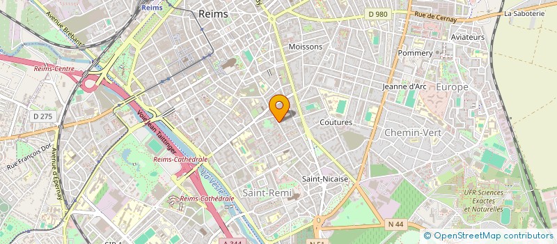 localisation de l'entreprise MADAME CLARISSE MACE à REIMS