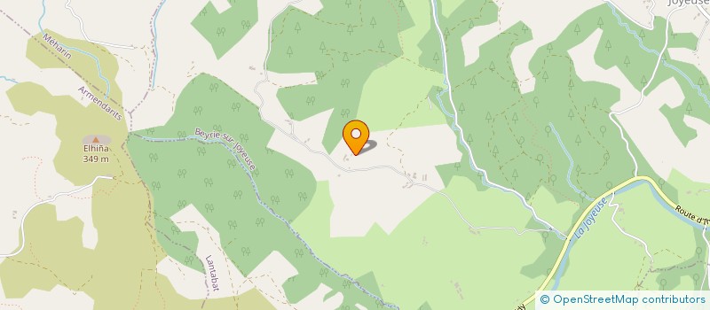 localisation de l'entreprise MADAME CLARISSE MAREST  BEYRIE-SUR-JOYEUSE