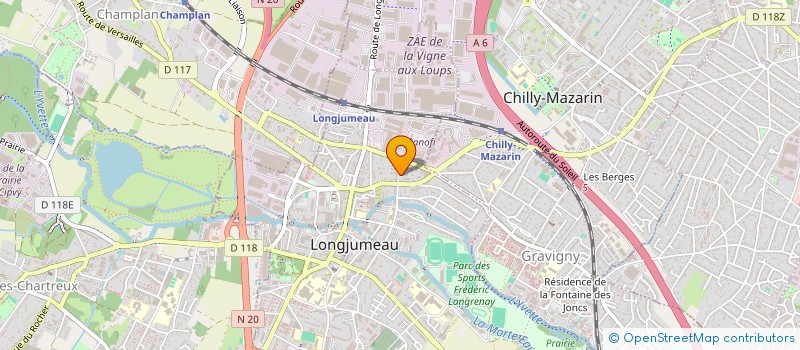 localisation de l'entreprise MADAME CLARISSE MARO à LONGJUMEAU