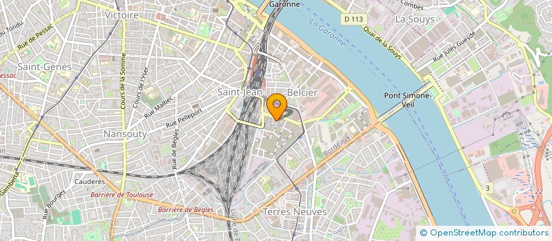 localisation de l'entreprise MADAME CLARISSE MAROT  BORDEAUX