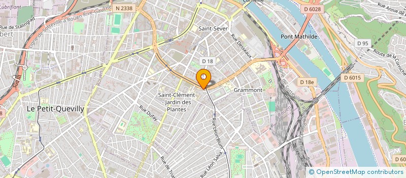 localisation de l'entreprise MADAME CLARISSE MARTIN à ROUEN