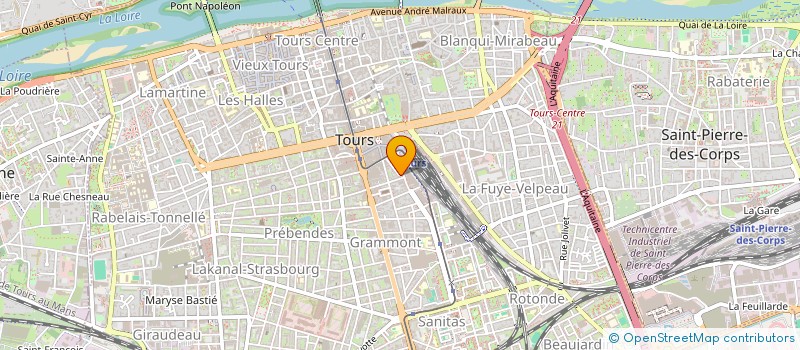 localisation de l'entreprise MADAME CLARISSE MARTINEAU  TOURS