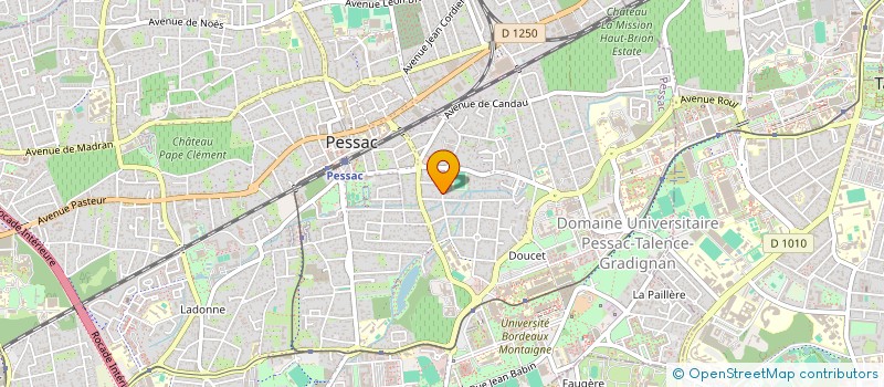 localisation de l'entreprise MADAME CLARISSE MARTINS  PESSAC