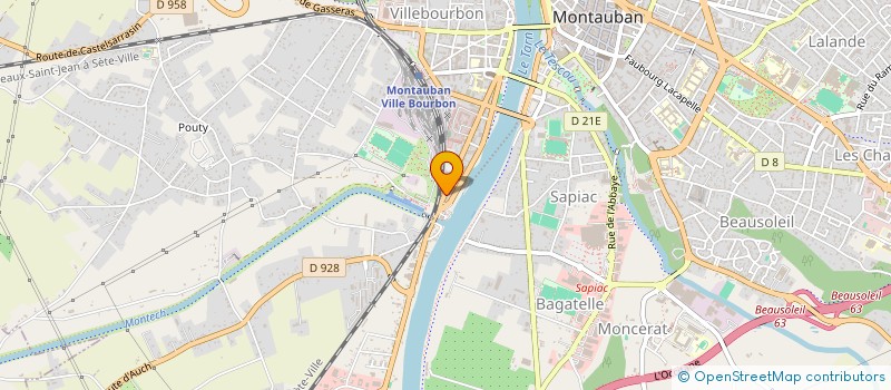 localisation de l'entreprise MADAME CLARISSE MATHIEU  MONTAUBAN