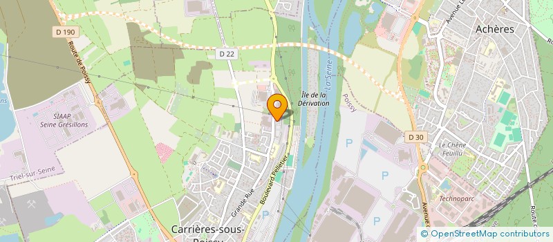 localisation de l'entreprise MADAME CLARISSE MENDY à CARRIERES-SOUS-POISSY